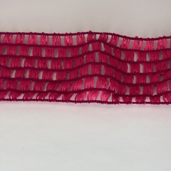 Light Purple Elastic Crochet Trim 1 3/4" 5 Yards Sewing Ribbon Crafts - Picture 6 of 10